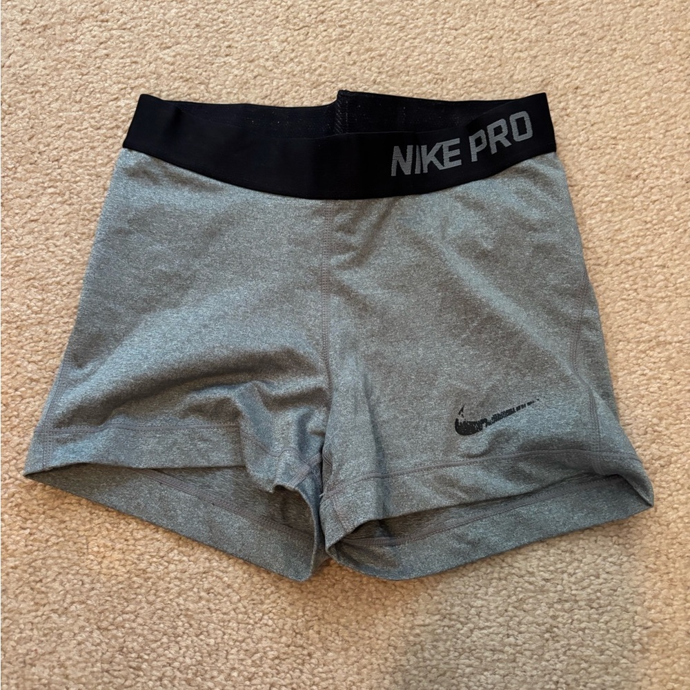 Nike Pro Women's Athletic Gray Shorts